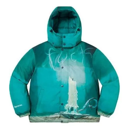 Supreme Fuck Down Jacket 'Teal' SUP-SS21-422 sold by KicksCrew