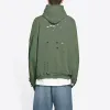 Balenciaga Caps Destroyed Hoodie 'Green' 659403TKVB63011 sold by KicksCrew