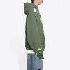 Balenciaga Caps Destroyed Hoodie 'Green' 659403TKVB63011 sold by KicksCrew