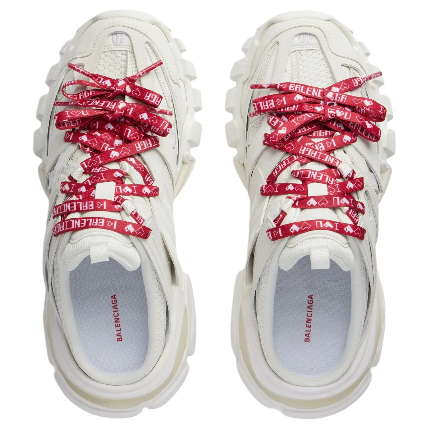 (WMNS) Balenciaga Track Mules 'White Red' 653813W3TR69060 sold by KicksCrew product image thumbnail 5