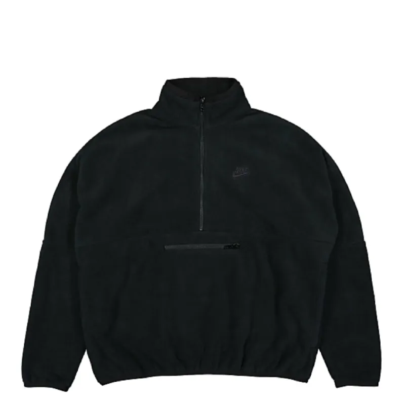Nike Club Fleece+ Half-Zip Sweatshirt 'Black' DX0525-010 sold by KicksCrew