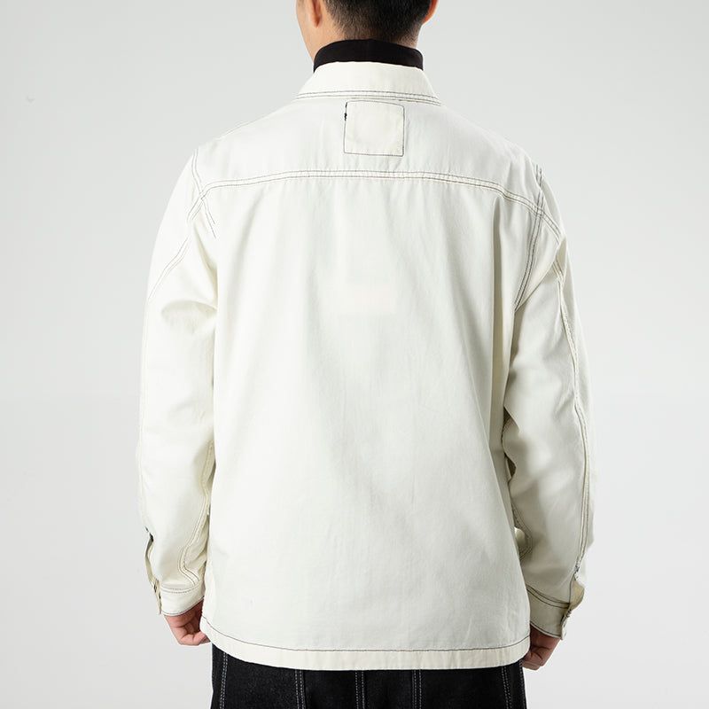 Converse Pocket Woven Long Sleeves Jacket 'White' 10020896-A04 sold by KicksCrew product image thumbnail 4