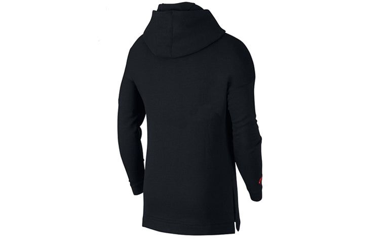 Air Jordan Logo Hoodie 'Black Red' AJ0431-010 sold by KicksCrew product image thumbnail 2