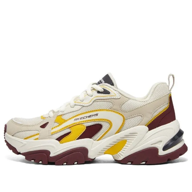 (WMNS) Skechers Stamina V2 'Beige Burgundy' 896245-BUMT sold by KicksCrew