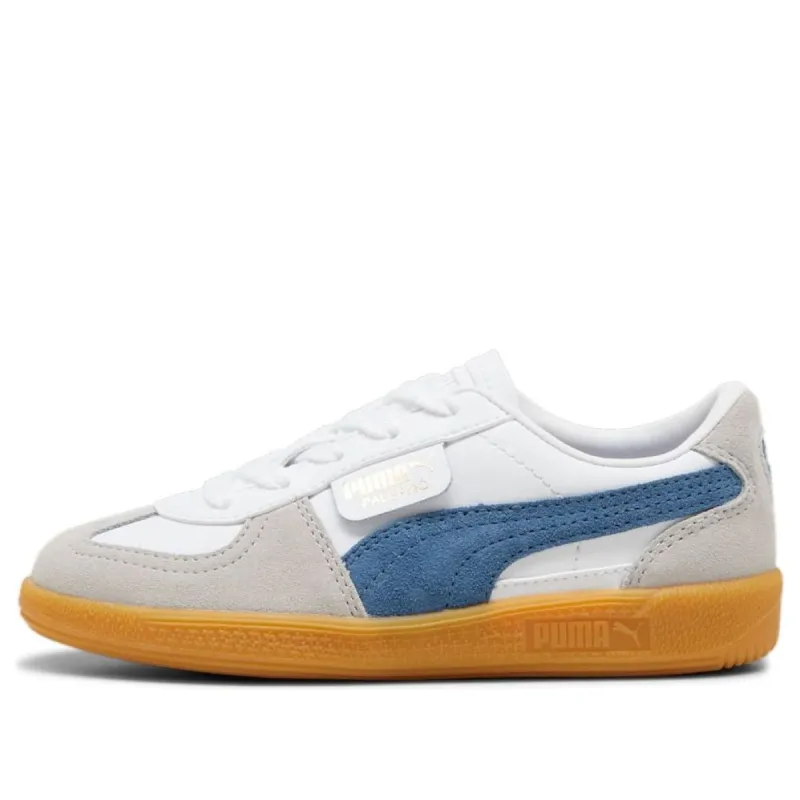(PS) PUMA Palermo Leather 'White Blue Horizon Gum' 397276-04 sold by KicksCrew