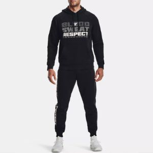 Under Armour Project Rock Rival Fleece Joggers 'Black' 1367111-001 sold by KicksCrew