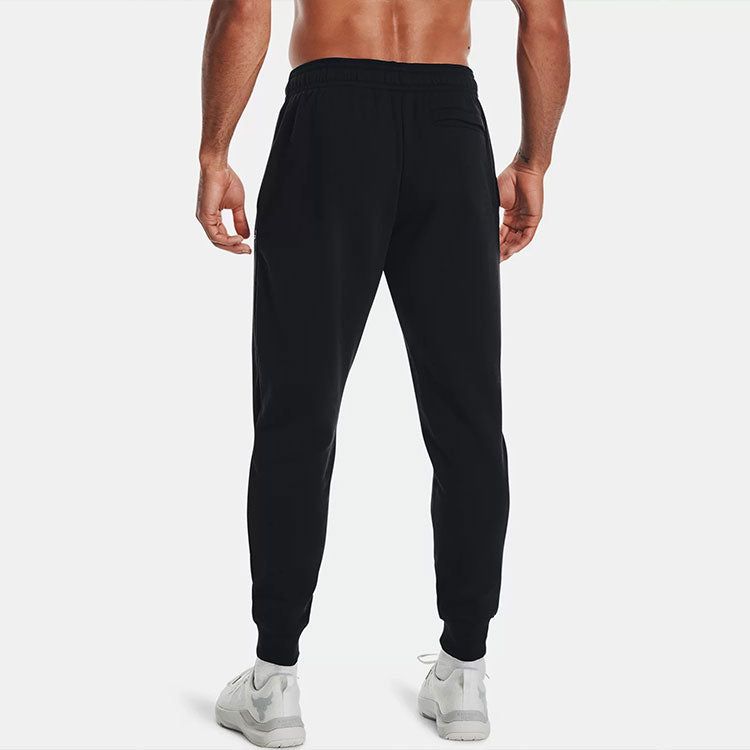 Under Armour Project Rock Rival Fleece Joggers 'Black' 1367111-001 sold by KicksCrew product image thumbnail 5