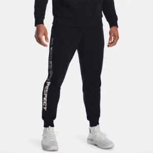Under Armour Project Rock Rival Fleece Joggers 'Black' 1367111-001 sold by KicksCrew