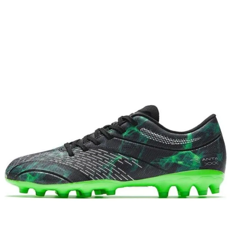 ANTA Soccer Series Sneakers 'Black Green White' 912332222-3 sold by KicksCrew
