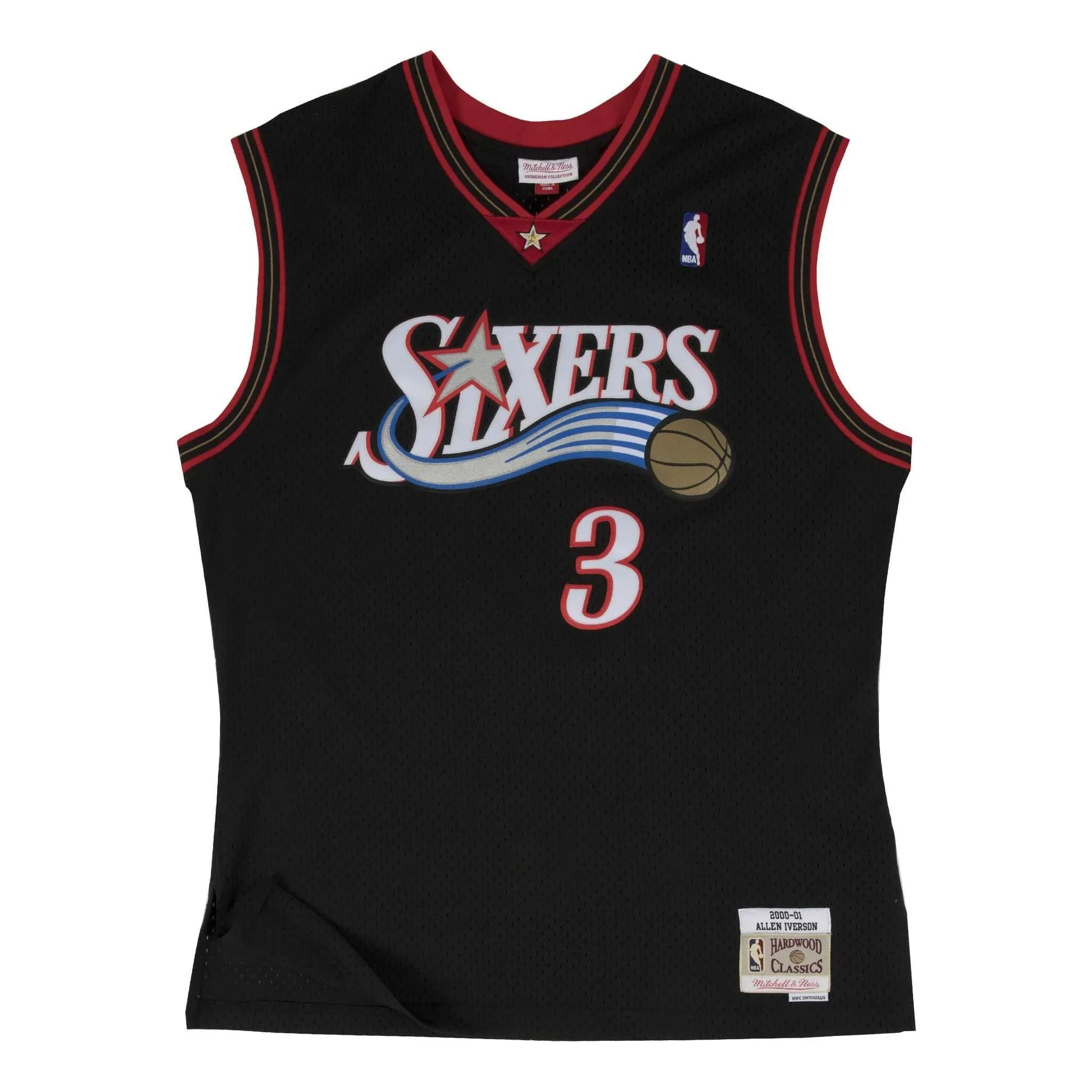 Mitchell & Ness x NBA Philadelphia 76ers 2000-01 Road Swingman Jerseys 'Allen Iverson 3' 7226-3B1-97AIVER sold by KicksCrew
