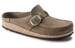 (WMNS) Birkenstock Buckley Suede Leather 'Gray Taupe' 1019490 sold by KicksCrew