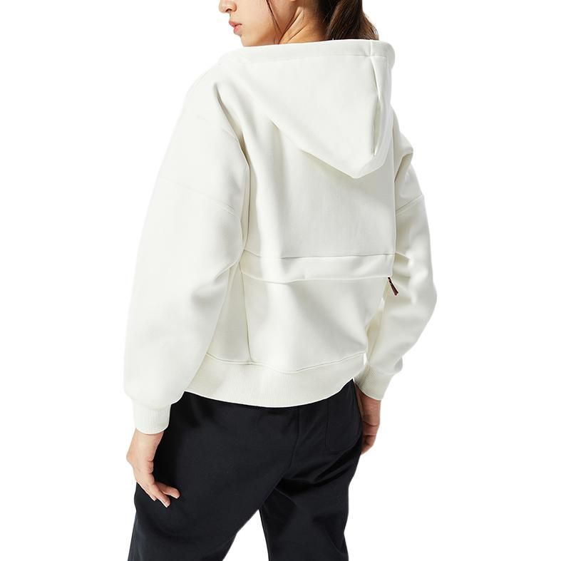 (WMNS) New Balance Athletics Full-Zip Jacket 'White' AWJ21315-IV sold by KicksCrew product image thumbnail 3