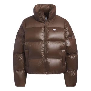 WMNS) adidas originals Short Down Puffer Jacket 'Brown