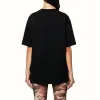 (WMNS) HERON PRESTON SS22 Printed Crewneck T-Shirt 'Black' HWAA023S22JER0011018 sold by KicksCrew