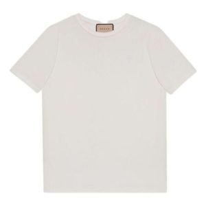 Gucci Cotton Jersey T-Shirt with Double G 'White' 548334