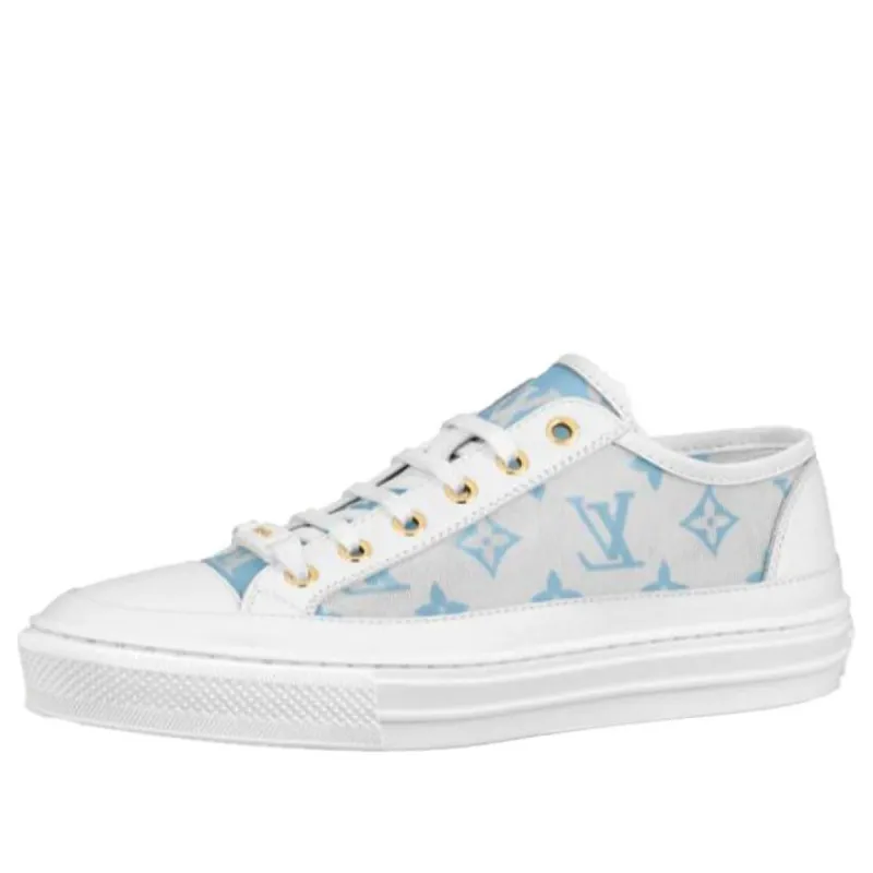 (WMNS) LOUIS VUITTON Stellar Sneakers 'Grey Blue White' 1A8NMG sold by KicksCrew