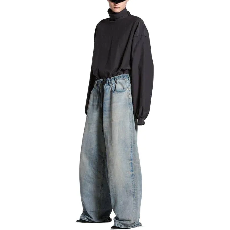 Balenciaga Oversized Baggy Pants 'Light Blue' 786643TQW556379 sold by KicksCrew product image thumbnail 3