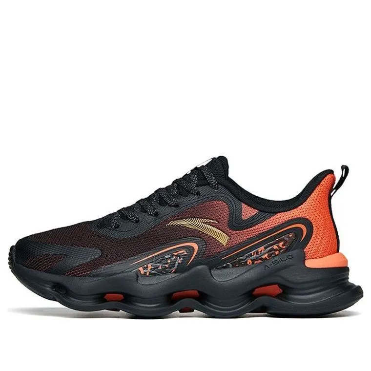 ANTA Runninng Series Sneakers 'Black Orange' 112215555-6 sold by KicksCrew