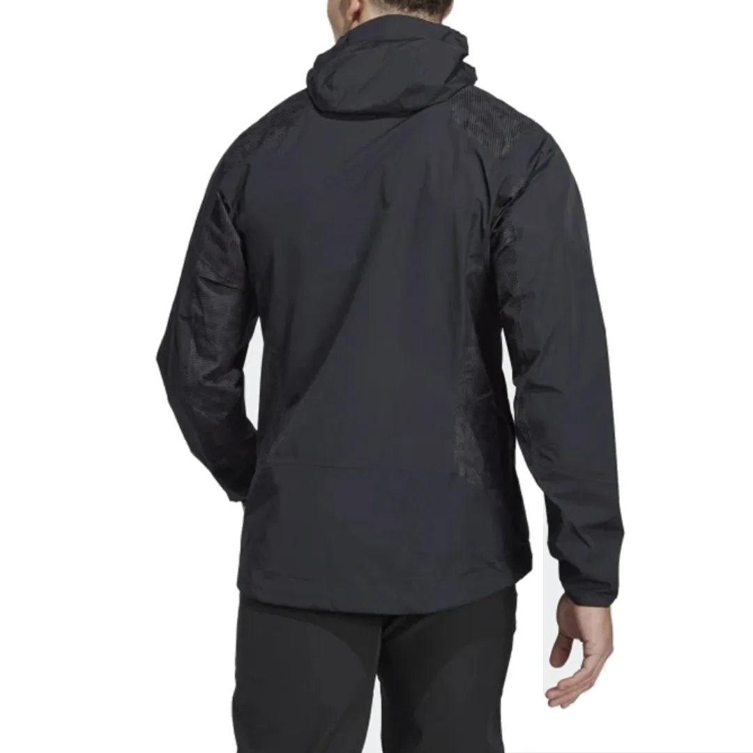 adidas Terrex Xperior Hybrid Rain Jacket 'Black' HN2912 sold by KicksCrew product image thumbnail 3