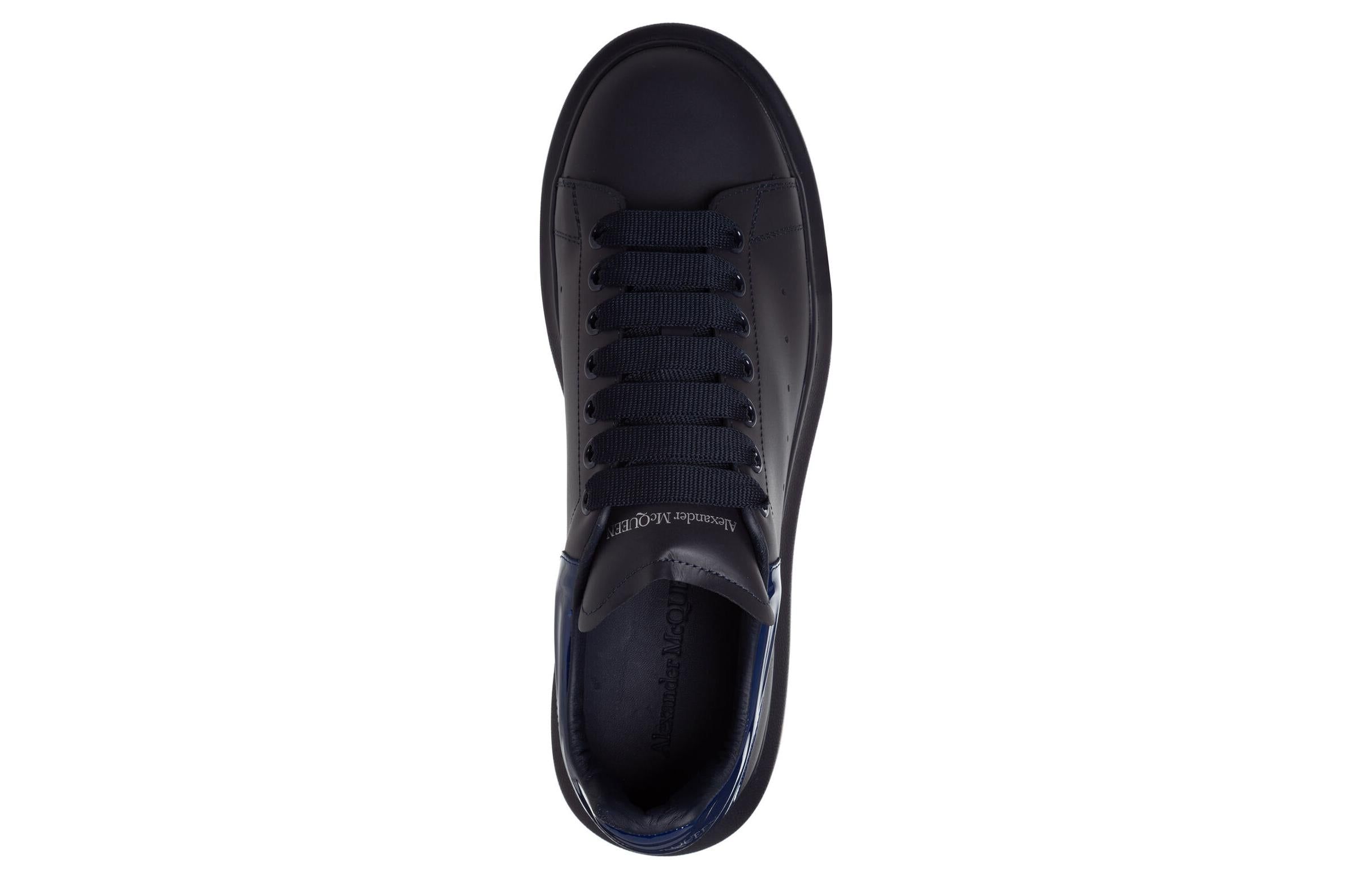 Alexander McQueen Oversized Sneaker 'Triple Black Blue' 727390WICGV4219 sold by KicksCrew product image thumbnail 5