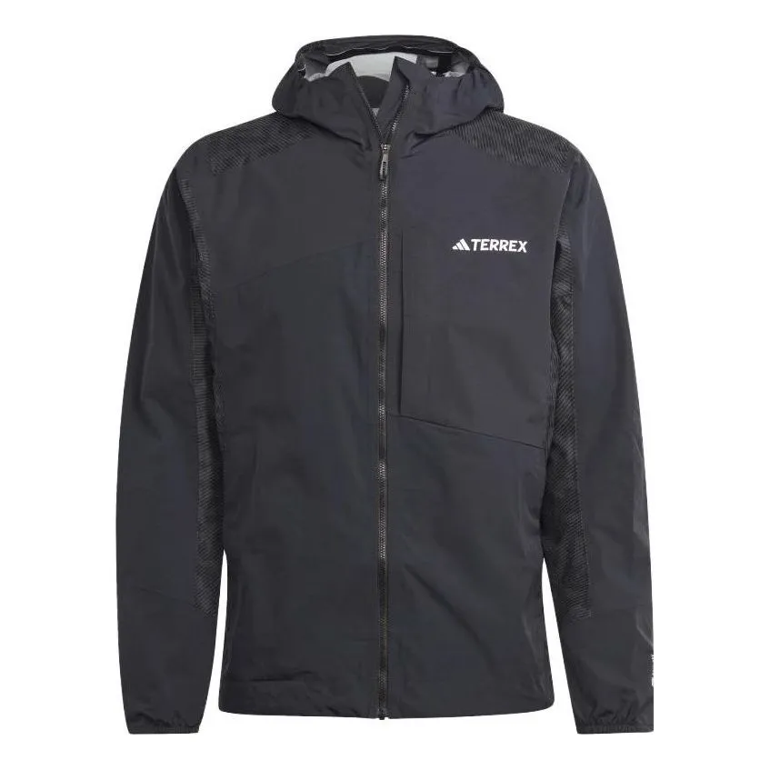 adidas Terrex Xperior Hybrid Rain Jacket 'Black' HN2912 sold by KicksCrew