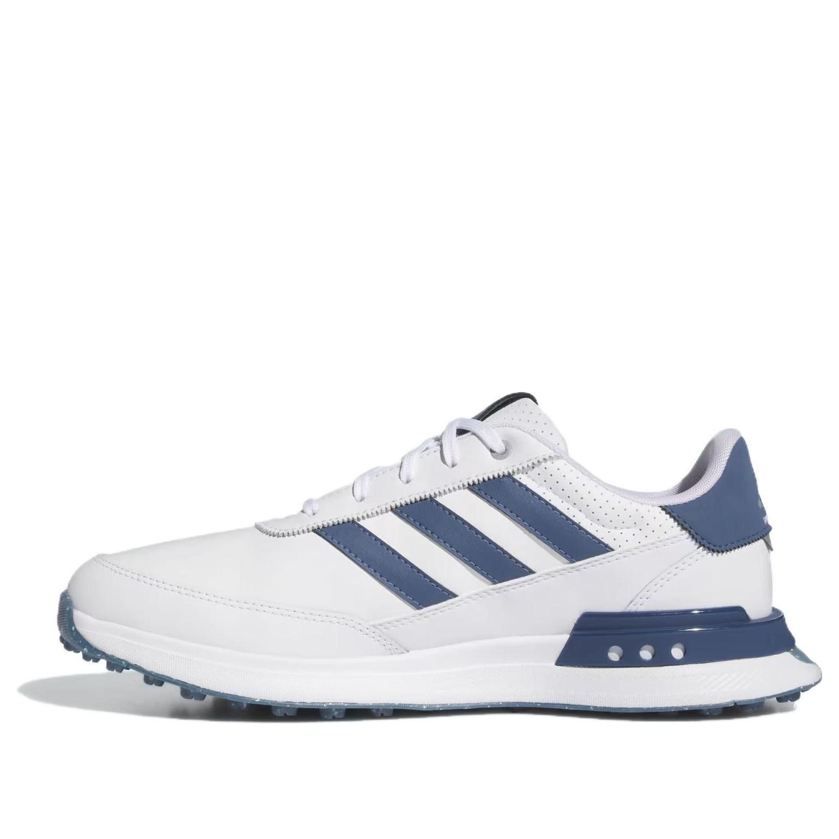 adidas S2G 24 Leather Spikeless Golf Shoes 'White Blue' IF6606 sold by KicksCrew