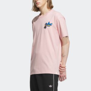adidas originals x Monkey Kingdom GFX T-shirt 'Pink' IP1793 sold by KicksCrew