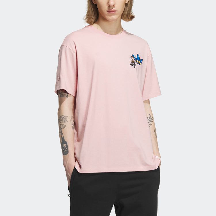 adidas originals x Monkey Kingdom GFX T-shirt 'Pink' IP1793 sold by KicksCrew product image thumbnail 2