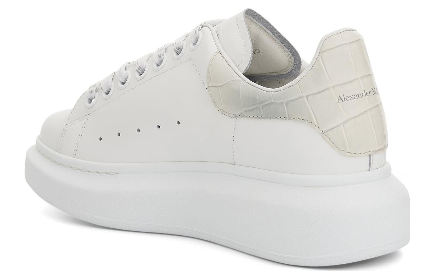 (WMNS) Alexander McQueen Oversized Low-Top Sneakers 'White Beige' 718233WICG68959 sold by KicksCrew product image thumbnail 3