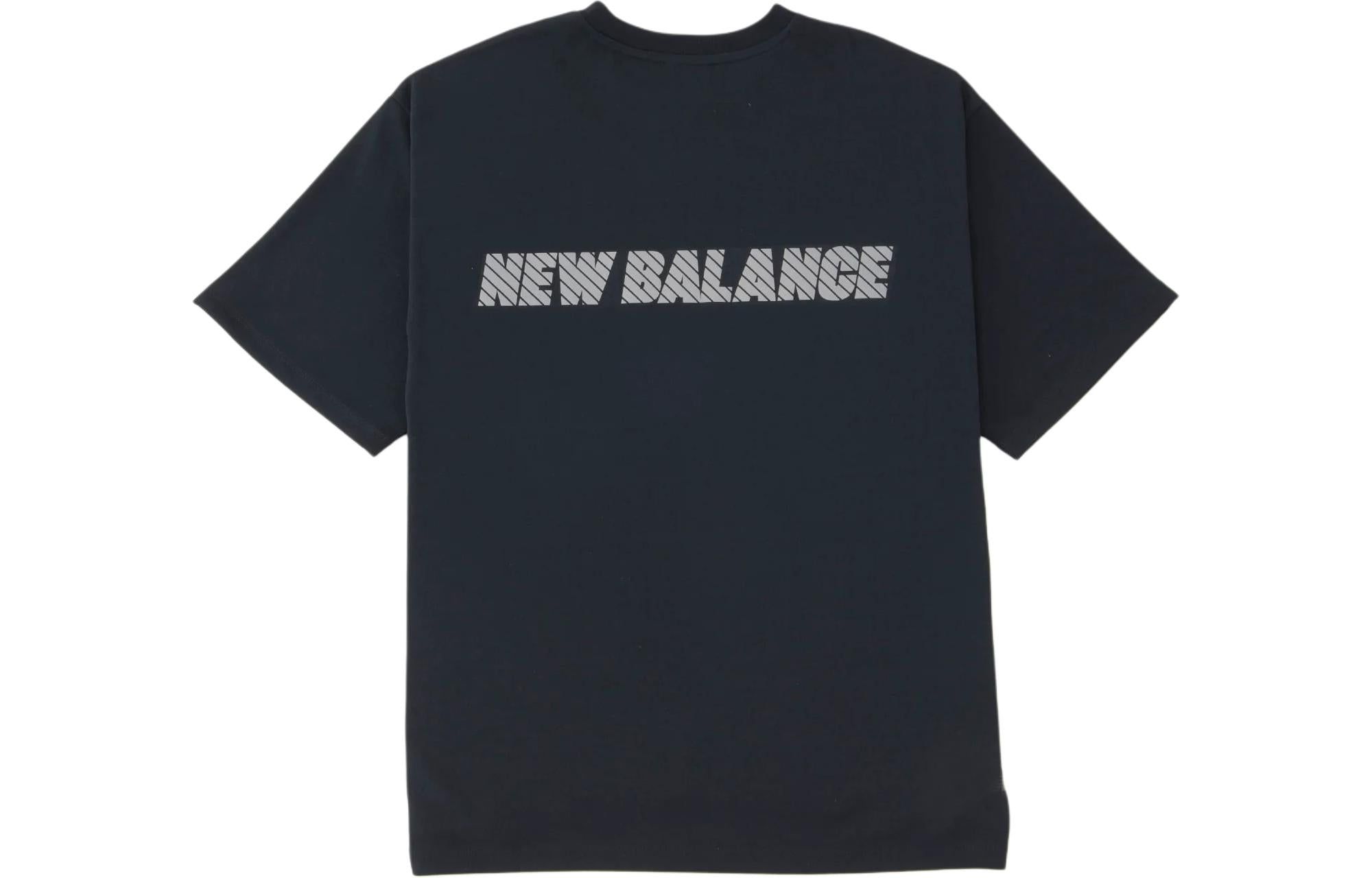 New Balance MET24 Reflection NB Logo T-Shirt 'Black' AMT45005-BK sold by KicksCrew product image thumbnail 2