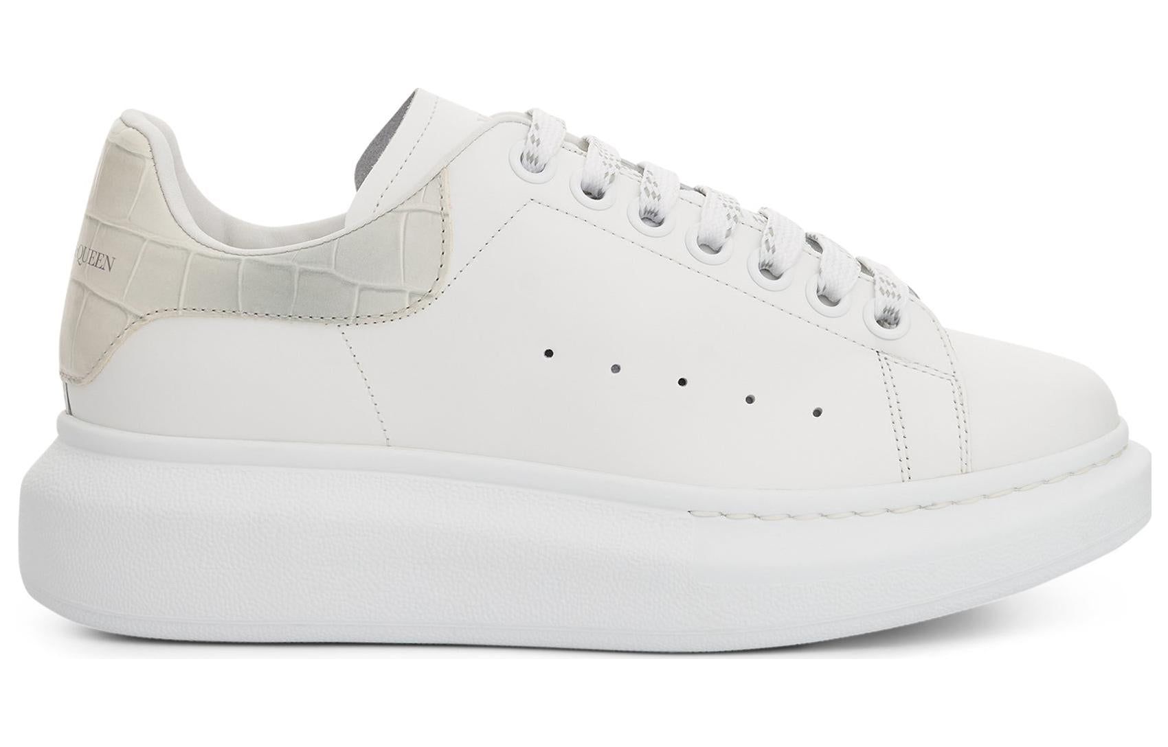 (WMNS) Alexander McQueen Oversized Low-Top Sneakers 'White Beige' 718233WICG68959 sold by KicksCrew product image thumbnail 2