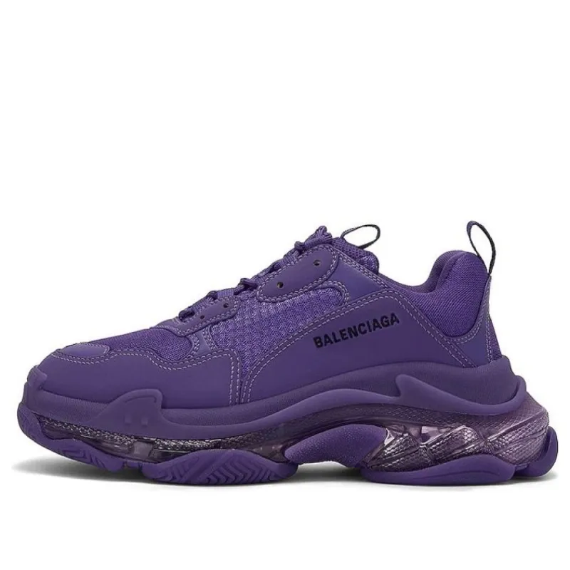 Balenciaga Triple S Clear Sole 'Deep Purple 541624W2GA16910 sold by KicksCrew
