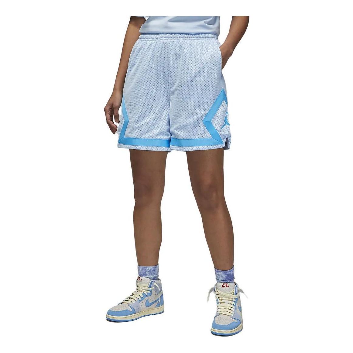 (WMNS) Air Jordan Heritage Diamond Shorts 'Blue' DO5032-411 sold by KicksCrew