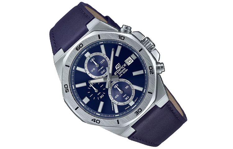 CASIO Digital 'Navy Silver' EFV-640L-2AV sold by KicksCrew product image thumbnail 2