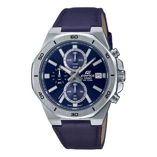 CASIO Digital 'Navy Silver' EFV-640L-2AV sold by KicksCrew