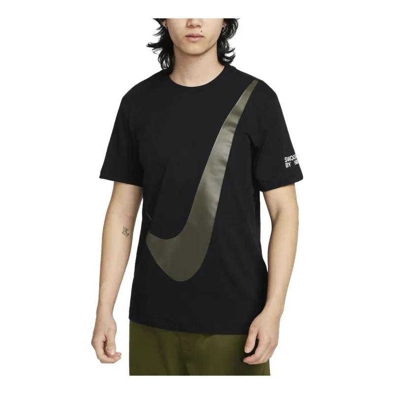 Nike Sportswear Big Logo T-Shirt 'Black' FD1243-010 sold by KicksCrew