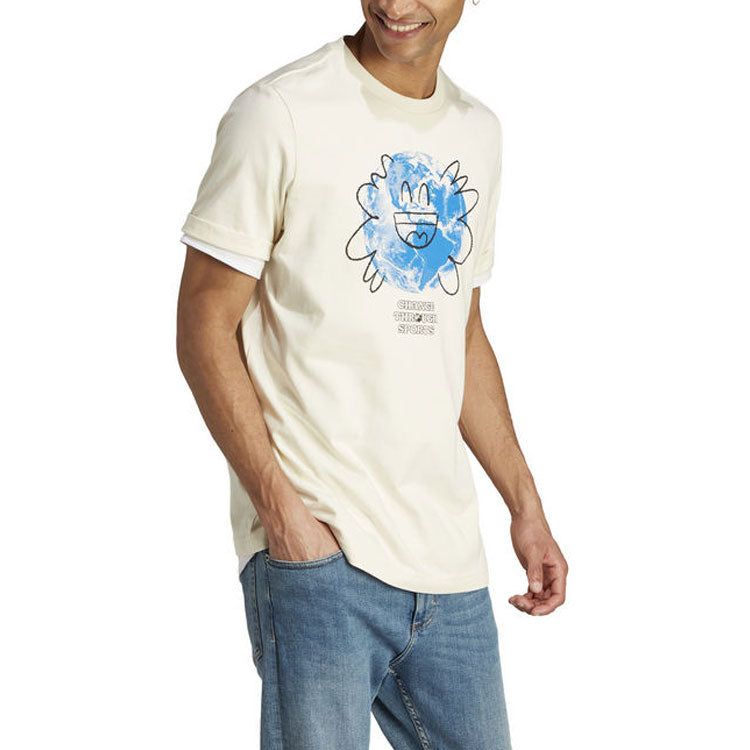 adidas Sportswear Change Through Sports Earth Tee 'Beige' HY1343 sold by KicksCrew product image thumbnail 2