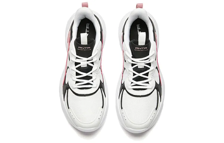 (WMNS) ANTA Lifestyle Retro 'White Black Pink' 121938822R-5 sold by KicksCrew product image thumbnail 4