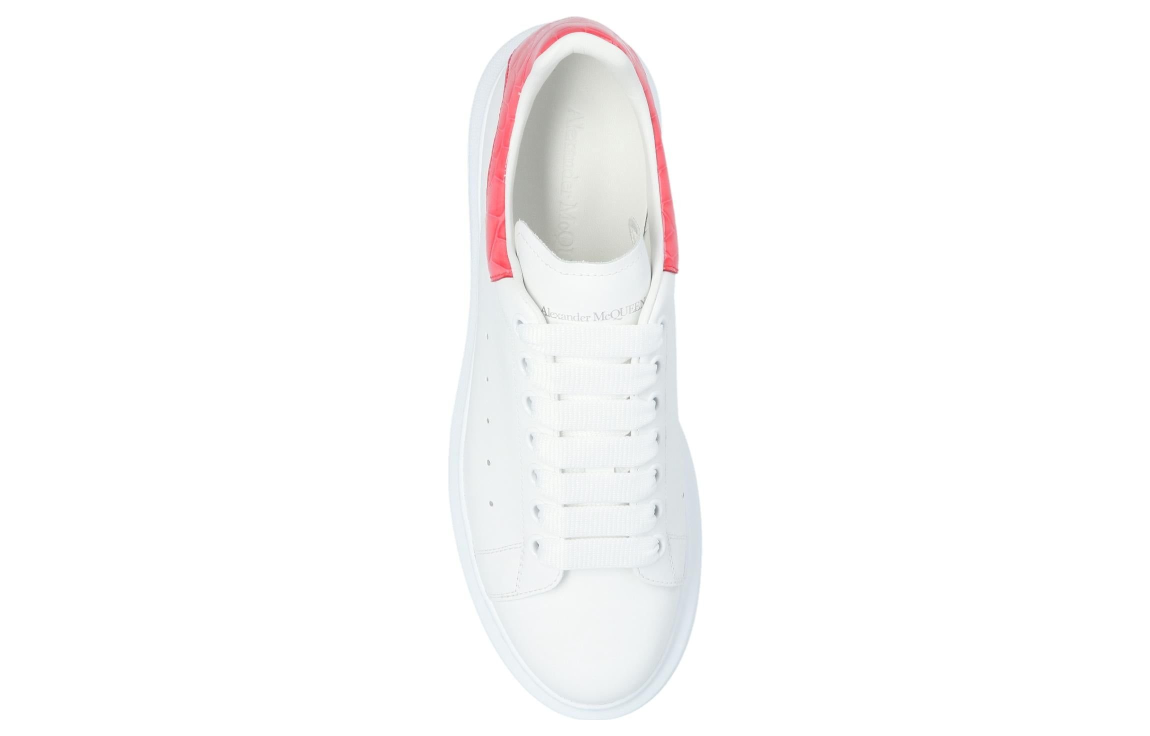 (WMNS) Alexander McQueen Oversized Sneaker 'White Pink' 553770WHXMY9663 sold by KicksCrew product image thumbnail 4