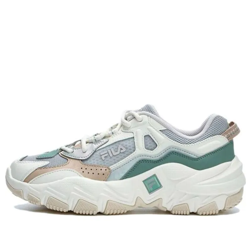 (WMNS) FILA Predator 2 Sneakers 'White Grey Green' F12W322105FLS sold by KicksCrew