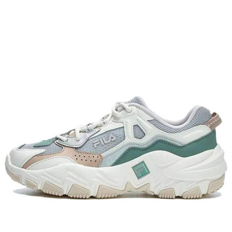 (WMNS) FILA Predator 2 Sneakers 'White Grey Green' F12W322105FLS sold by KicksCrew