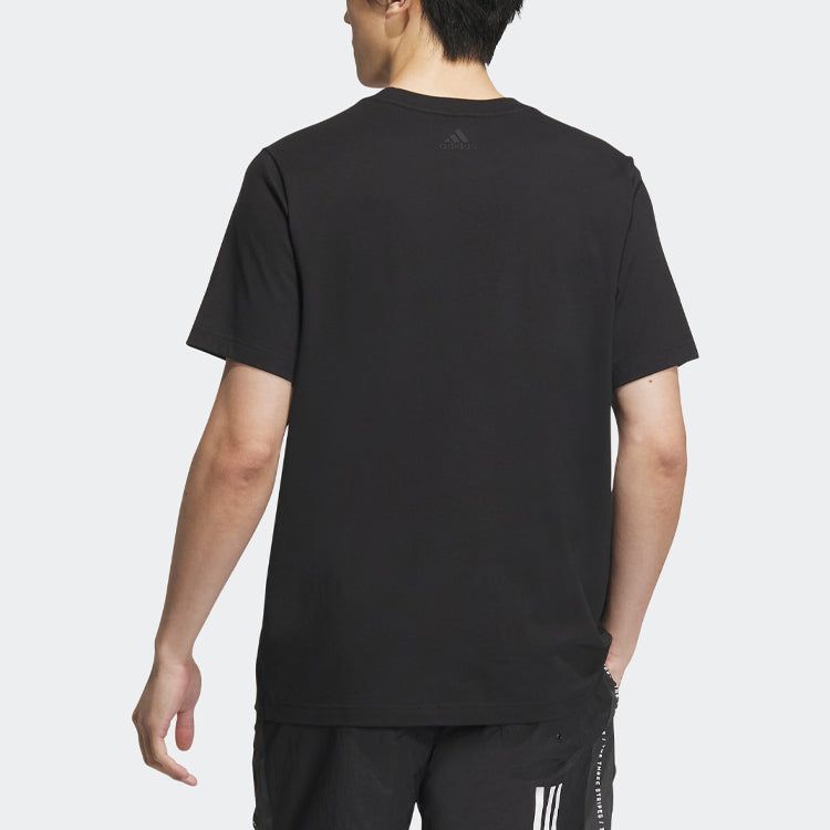 Adidas Tech Ref T-Shirts 'Black' IA8095 sold by KicksCrew product image thumbnail 3