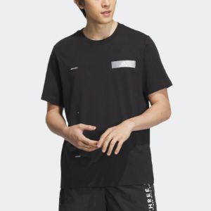 Adidas Tech Ref T-Shirts 'Black' IA8095 sold by KicksCrew