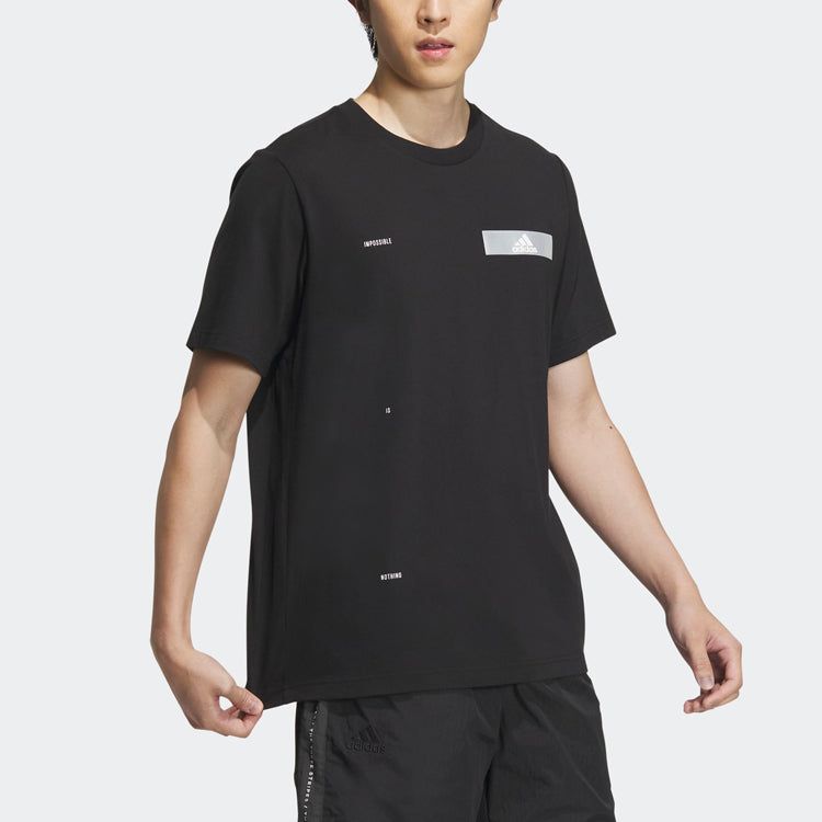 Adidas Tech Ref T-Shirts 'Black' IA8095 sold by KicksCrew product image thumbnail 4