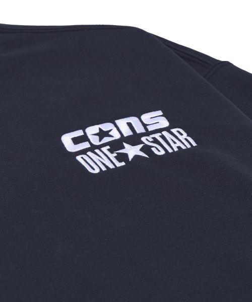 Converse CONS One Star Crew Sweatshirt 'Black' 10026900-A03 sold by KicksCrew product image thumbnail 3