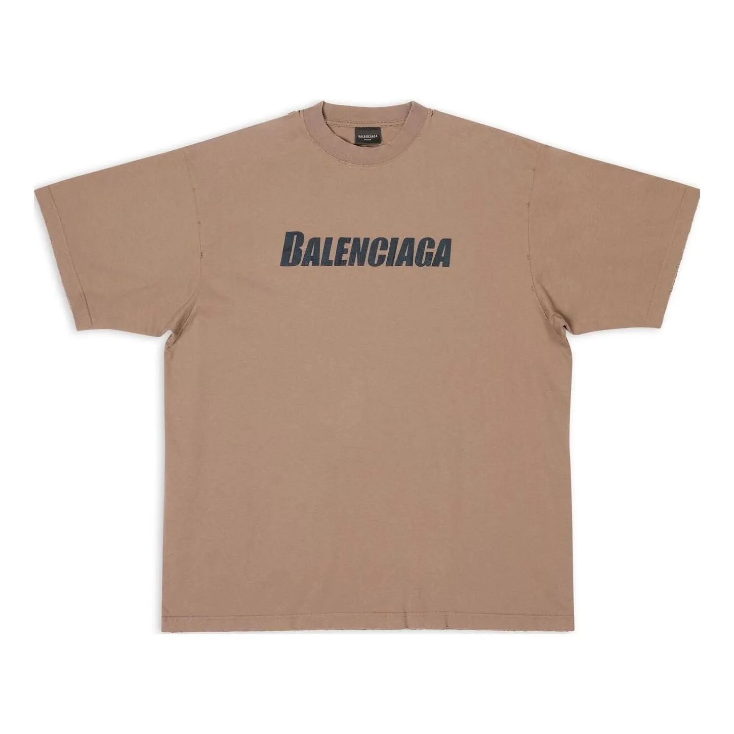 Balenciaga Caps T-shirt Boxy Fit 'Tan' 651795TNVL17761 sold by KicksCrew