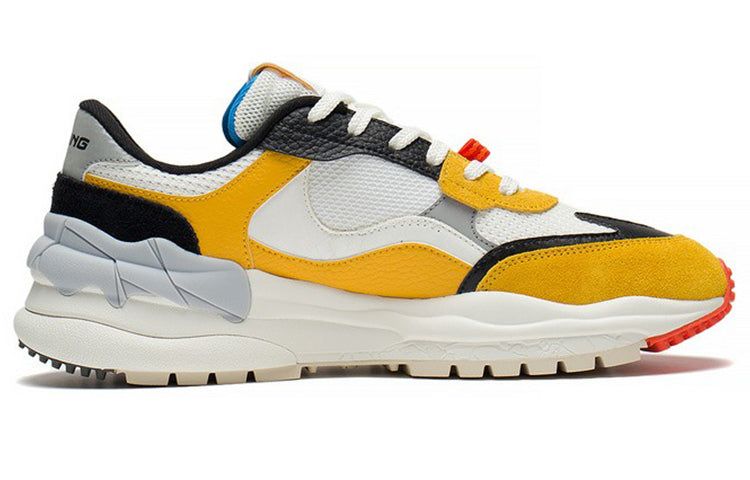 Li-Ning Counterflow Casual Shoes 'White Yellow Black' AGLS157-2 sold by KicksCrew product image thumbnail 2