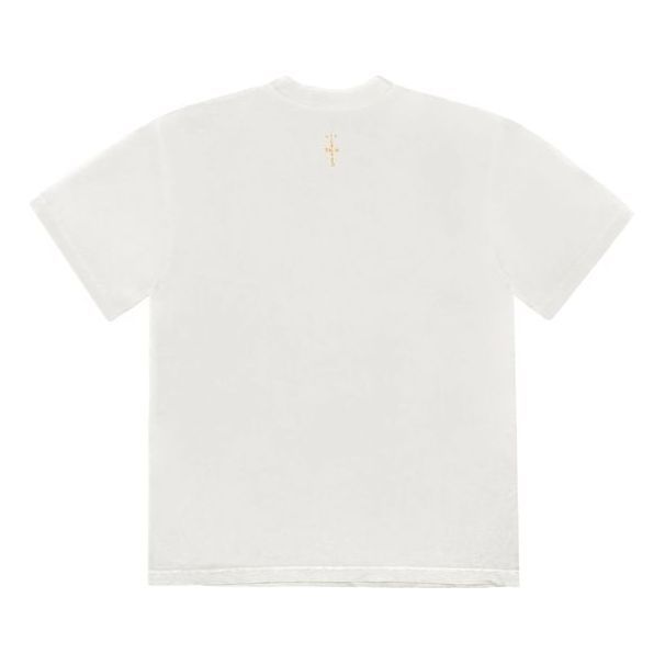 Travis Scott Cactus Jack Flame T-shirt 'Cream' CJFN-SS34 sold by KicksCrew product image thumbnail 2