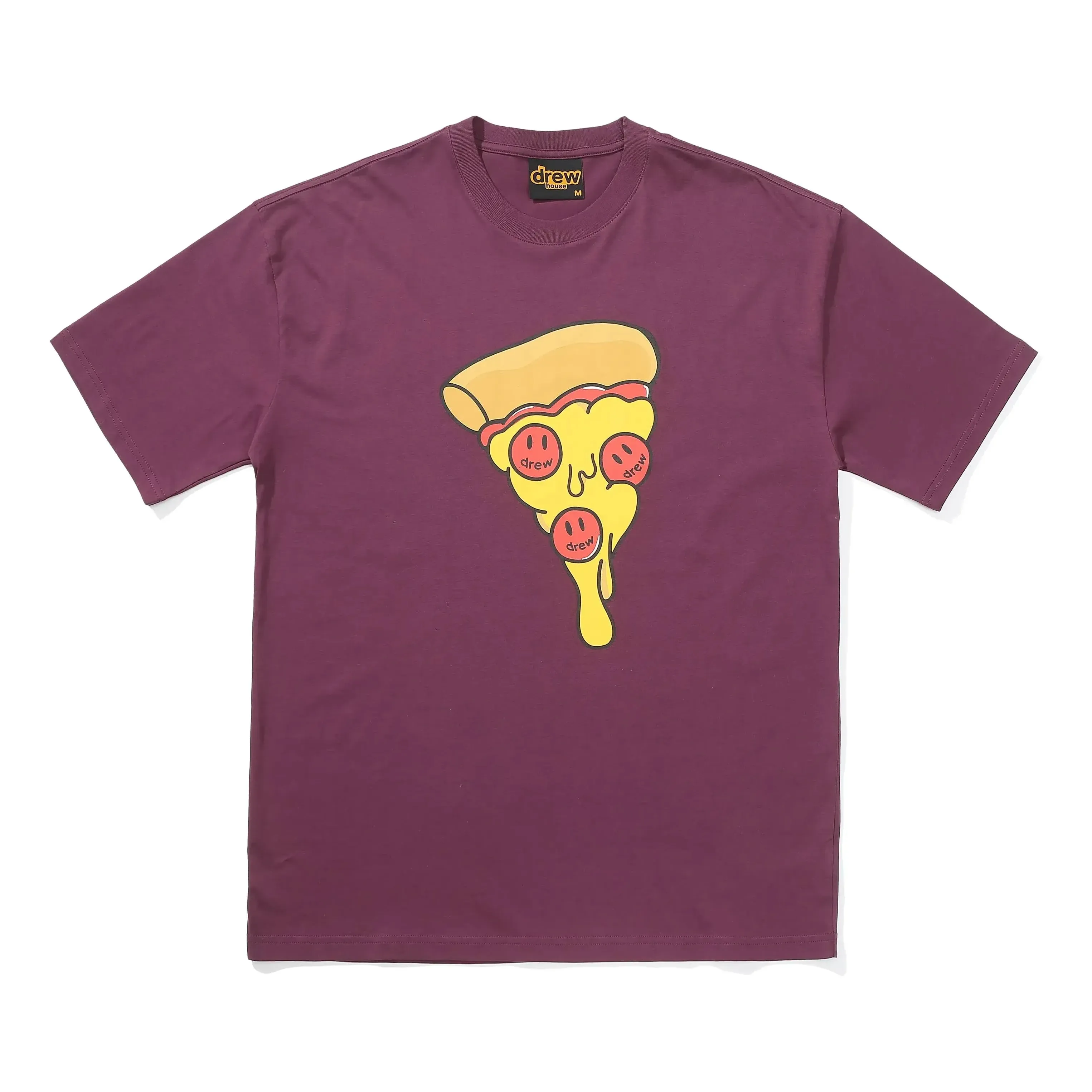 Drew House Pizza T-shirt 'Berry' DR-FW21-122 sold by KicksCrew