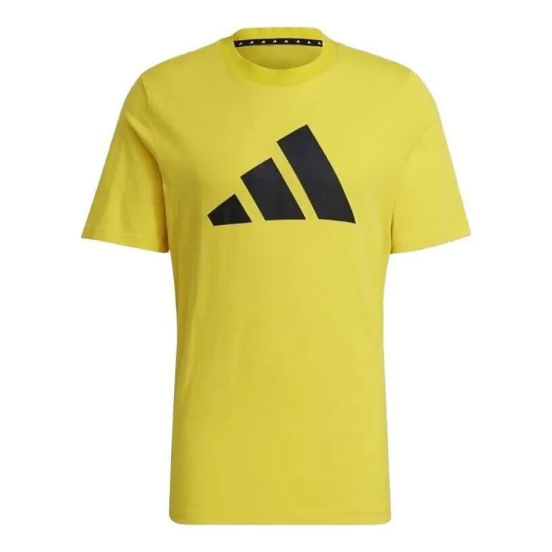 adidas Sportswear Logo T-Shirt 'Yellow Black' GP9505 sold by KicksCrew